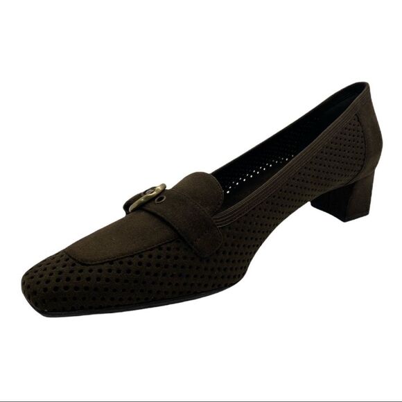 Women's Career Stuart Weitzman Brown Suede Pumps Shoes Sz 9N - Picture 2 of 13